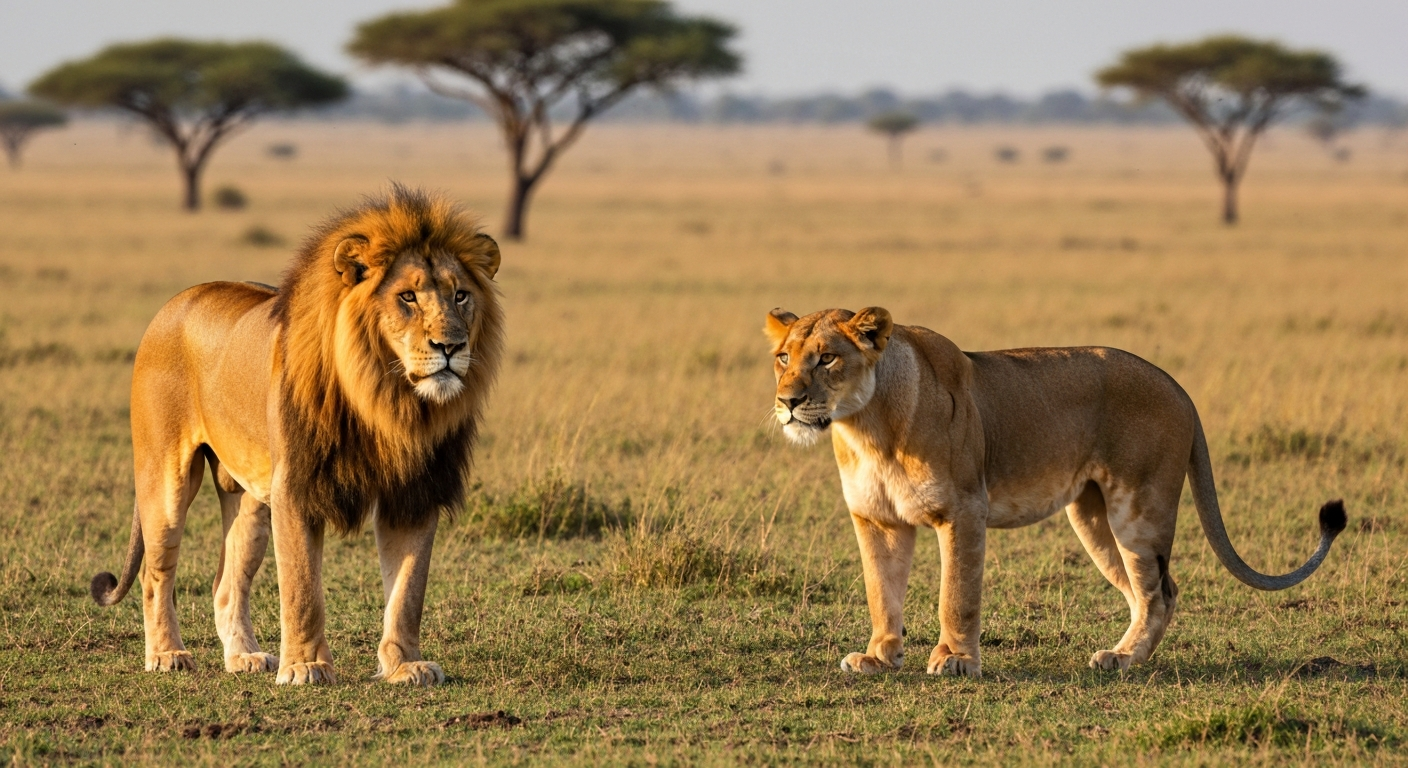 Ile waży lew? Waga samca i samicy 2